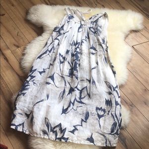 Airy Linen Halter Dress